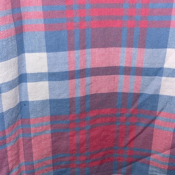 Vineyard Vines Slim Fit Tucker Shirt Plaid Linen Cotton Blend size L - Picture 12 of 16